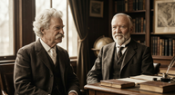 Portrait of Mark Twain
