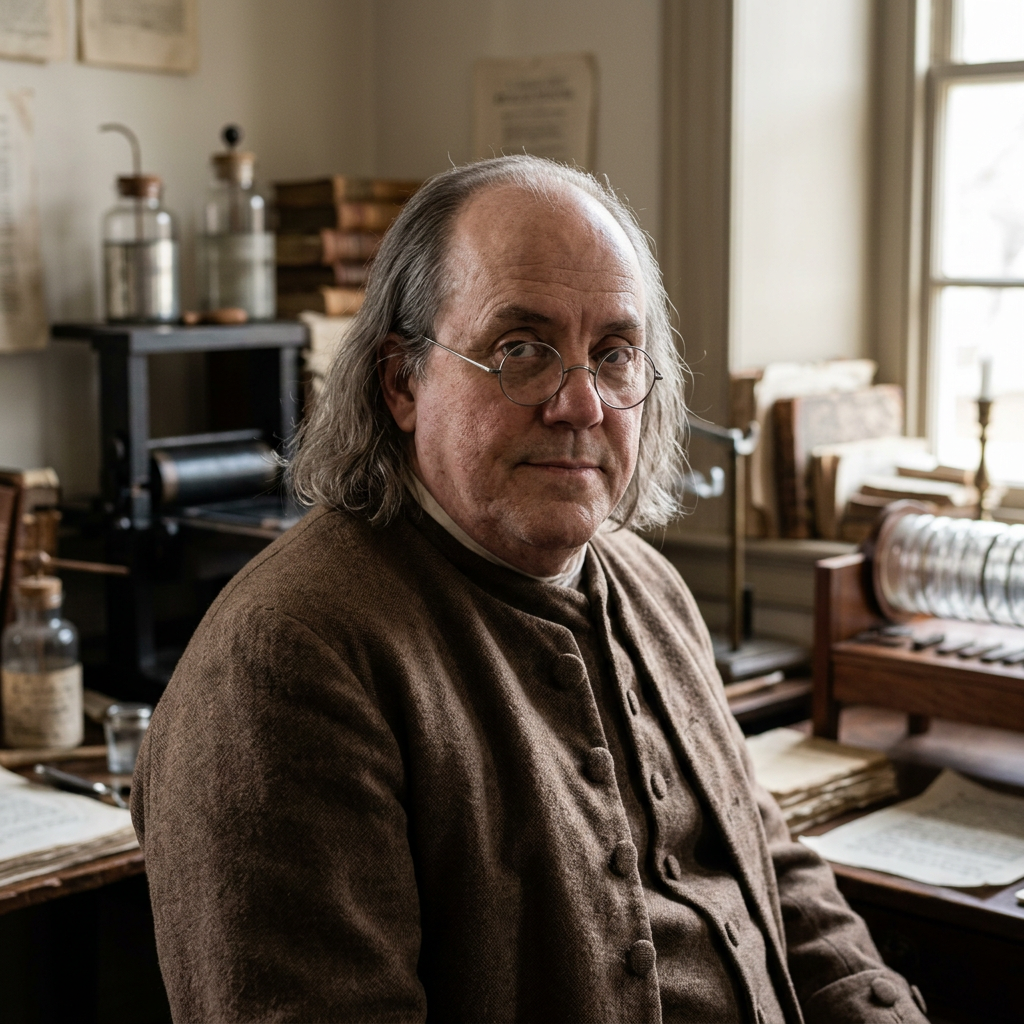 Portrait of Benjamin Franklin