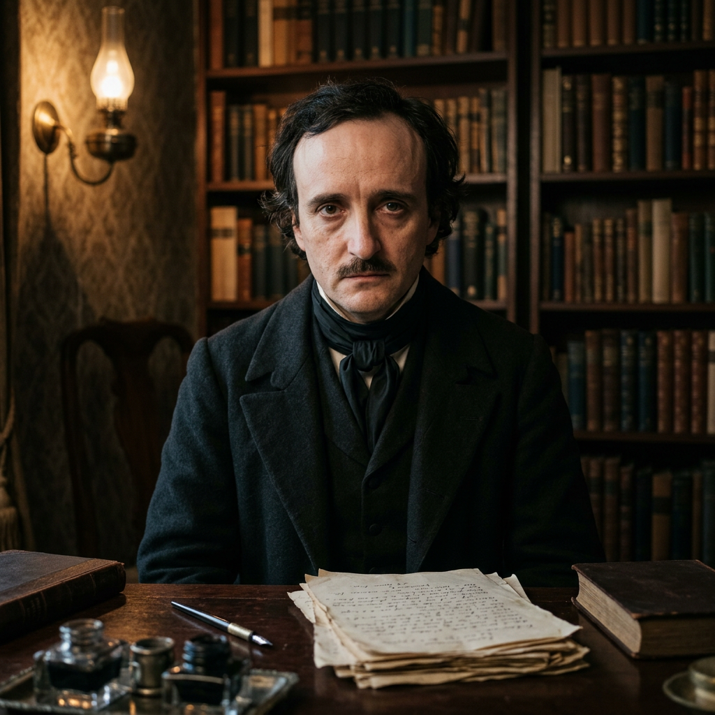 Portrait of Edgar Allan Poe
