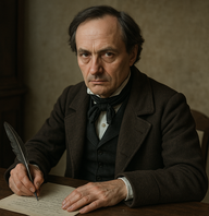 Portrait of Charles Baudelaire