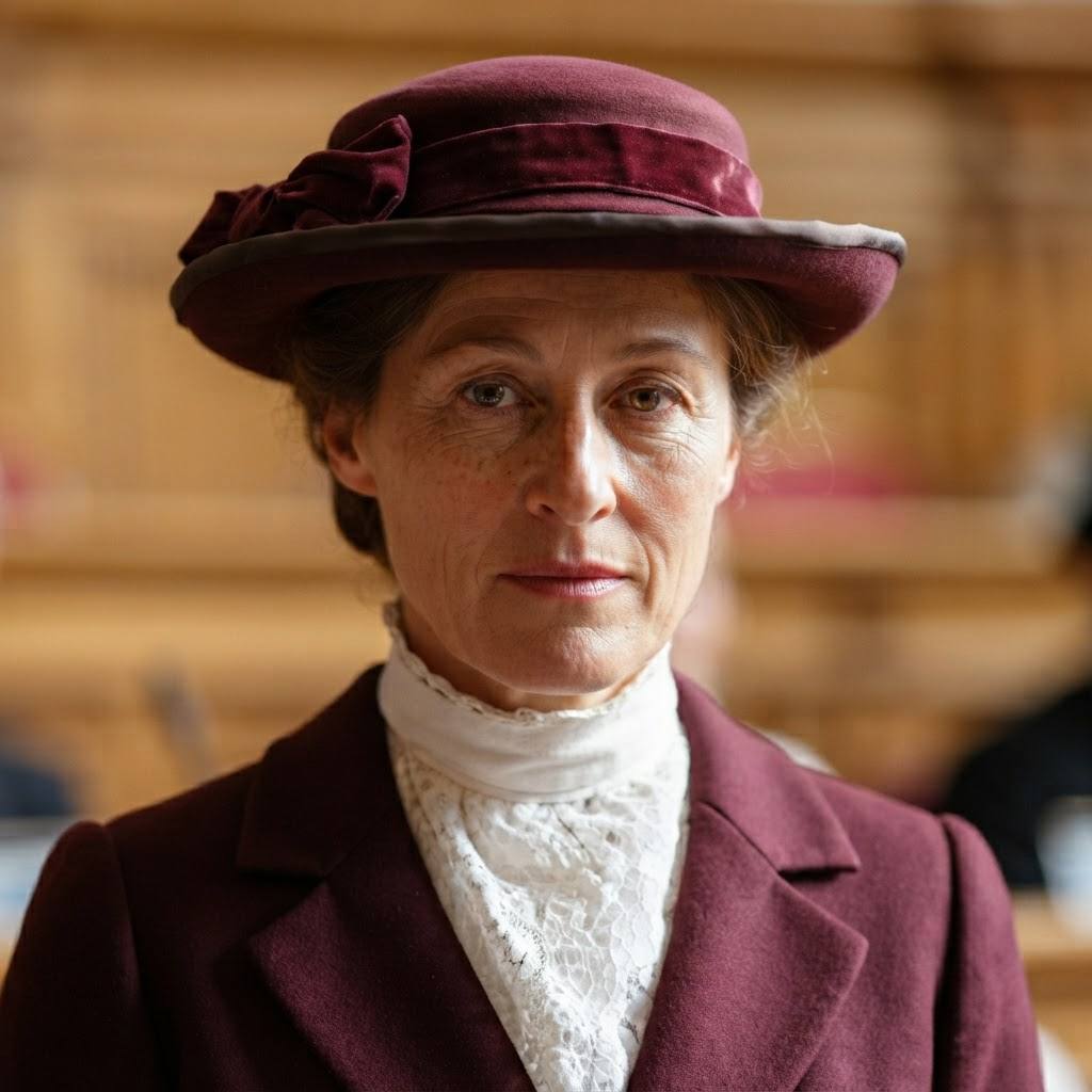 Portrait of Emmeline Pankhurst