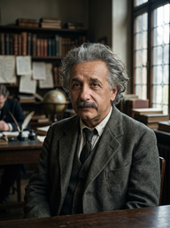 Portrait of Albert Einstein