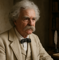 Portrait of Mark Twain