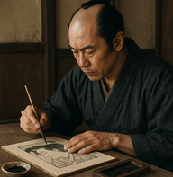 Portrait of Katsukawa Shunsho