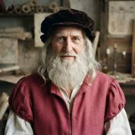Portrait of Leonardo da Vinci