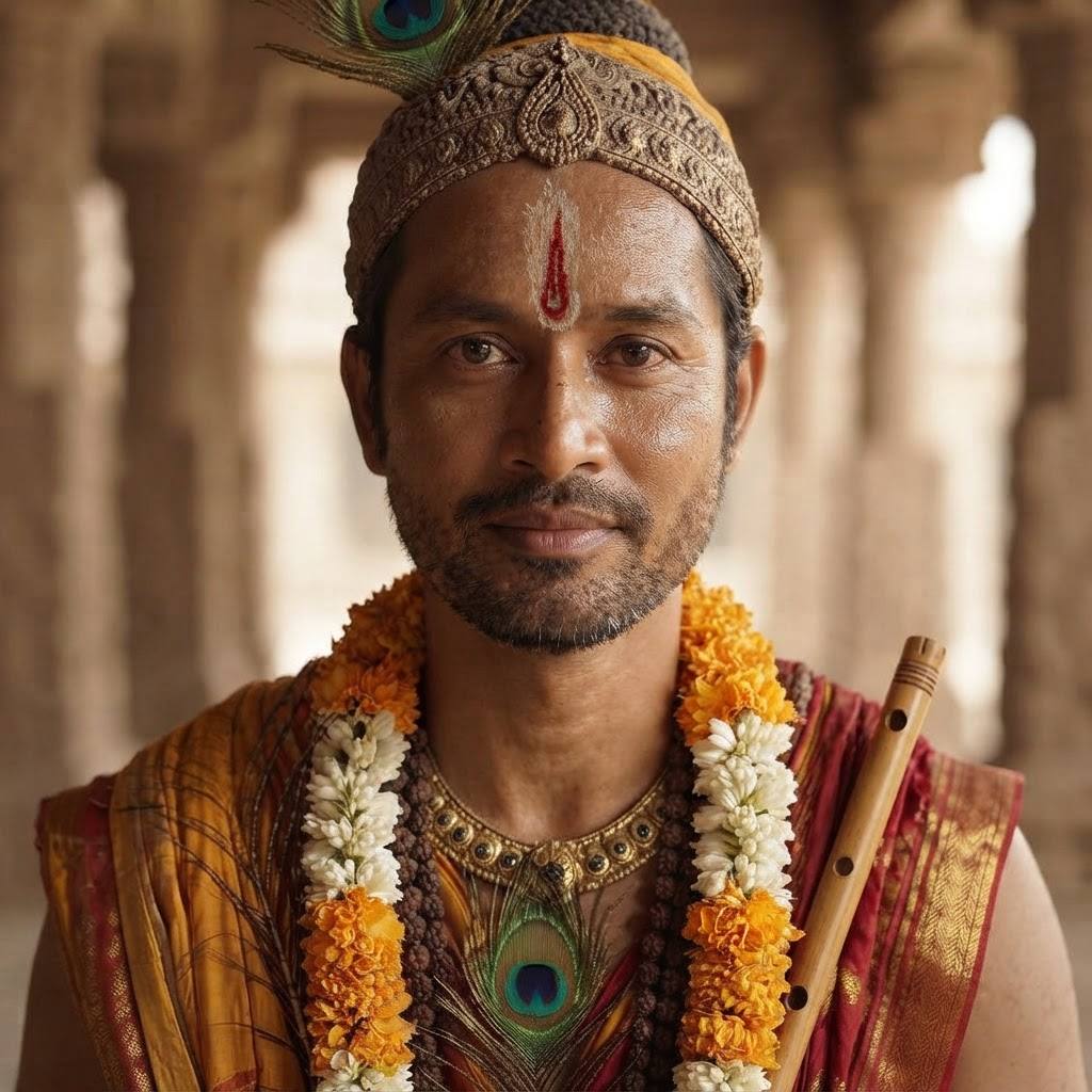 Portrait of Lord Krishna