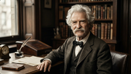 Portrait of Mark Twain