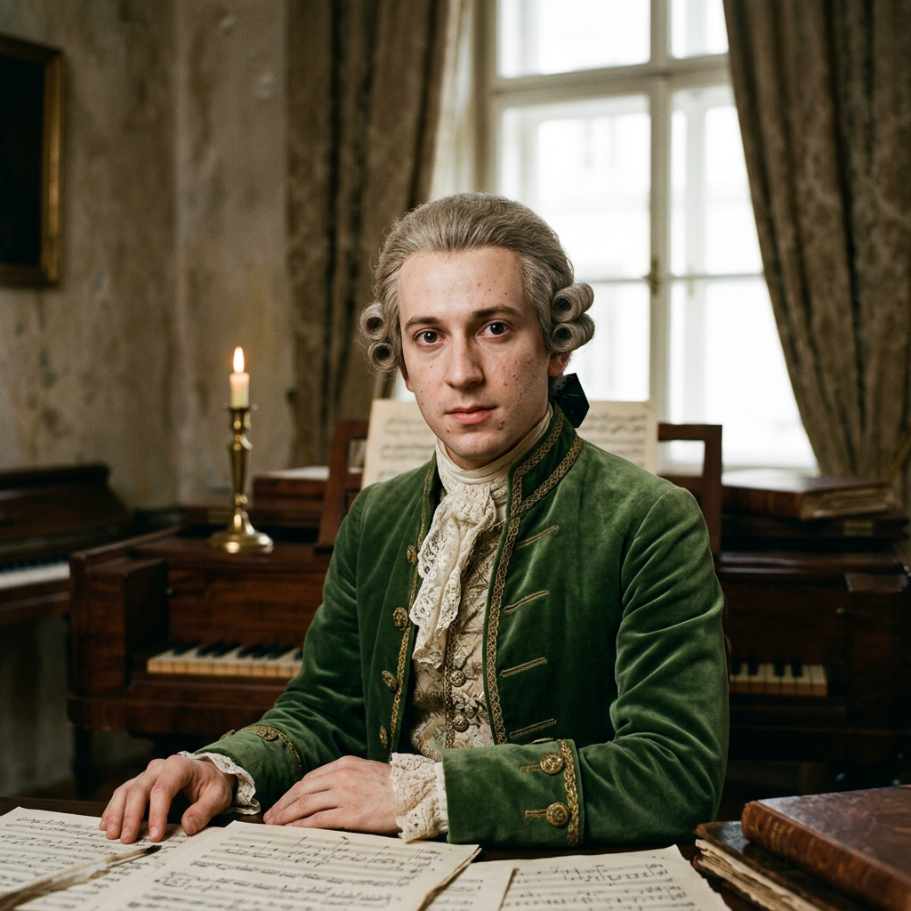 Portrait of Wolfgang Amadeus Mozart