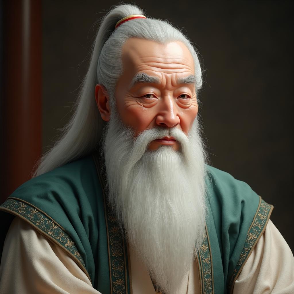 Portrait of Laozi (Lao-Tzu)