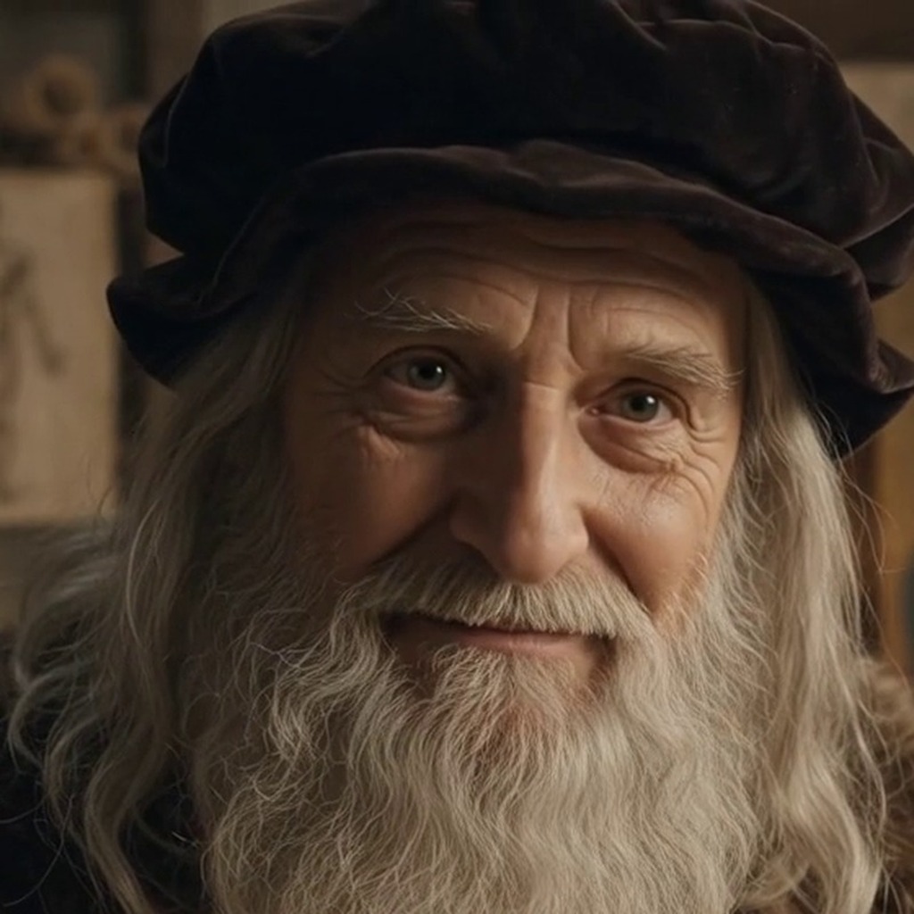 Portrait of Leonardo da Vinci